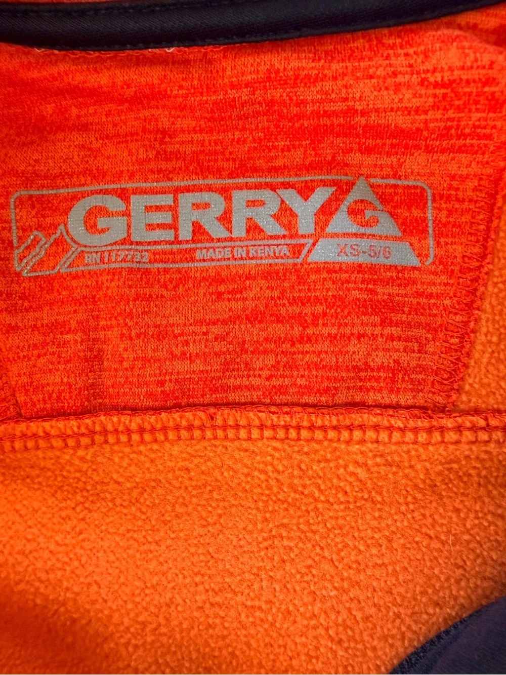 Gerry Weber Orange & Navy Half-Zip Pullover for Boys